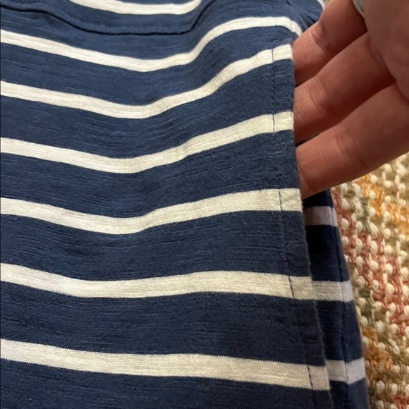 Pact Organic Cotton Stripped Dress Size L - Picture 5 of 7